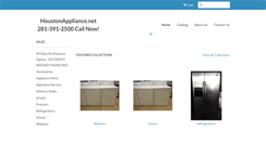 Desktop Screenshot of houstonappliance.net